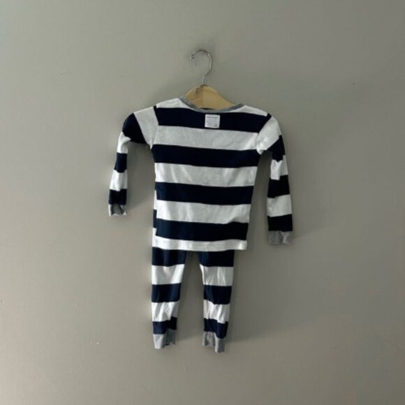 $11 ADD ON Burt's Bees Baby set Stripe‎ Pajamas 3T H&M cotton on primary - Picture 2 of 3